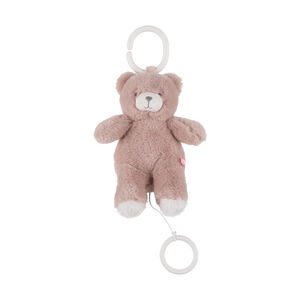 Peluche musicale 20cm Lily l'ours rose 