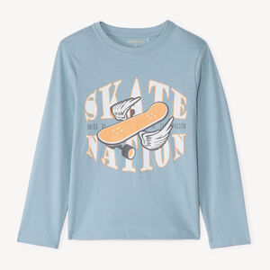 T-shirt manches longues printé pour garçon 