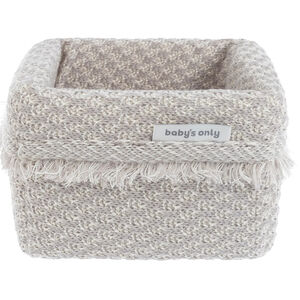 Panier de rangement Happinesse - Urban taupe/écru 