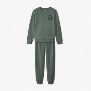 Ensemble jogging en molleton uni pour garçon 