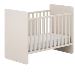 Lit bébé Hazel 60x120cm transformable 90x200cm Cashmere Beige / Chêne montana  