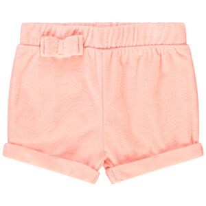 Short éponge uni pour bébé fille 