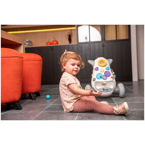 Pousseur Trotteur aide à la marche Jumpy Gris 