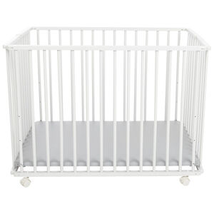 Parc pliable en bois Pocket blanc 