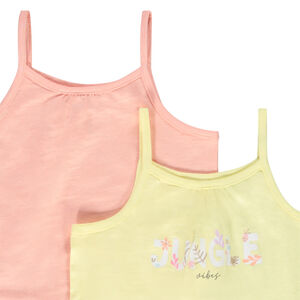 Lot de 5 débardeurs en jersey pour bébé fille 