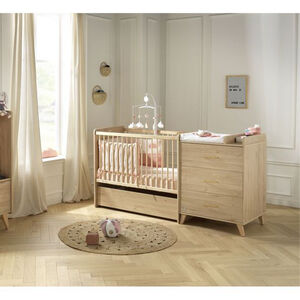 Tiroir à roulettes pour lit combiné Arty - Chêne Suave 