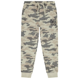 Pantalon de jogging imprimé camouflage pour garçon 