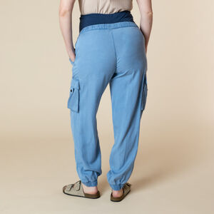 Pantalon cargo de grossesse avec bandeau haut 