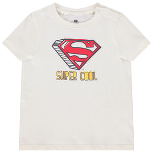 T-shirt manches courtes Superman Warner pour bébé garçon Main T-shirt manches courtes Superman Warner pour bébé garçon
