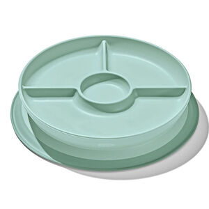 Assiette à ventouse Stick&Stay compartimentée Opal 