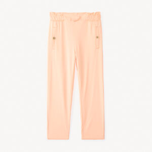 Pantalon droit en toile uni pour fille 