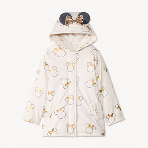 Parka en gomme avec imprimé et oreilles 3D Minnie Disney pour fille 