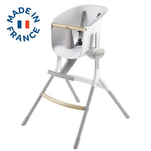 Chaise haute évolutive Up & Down White/Grey 