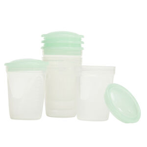 Lot de 5 pots de conservation de 200ml 