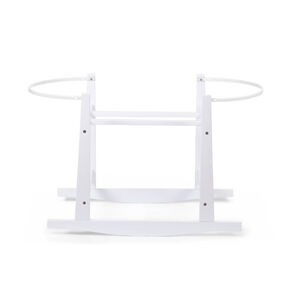 Support à bascule pour couffin Moise Bois blanc 