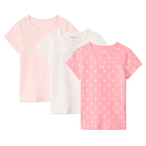 Lot de 3 maillots de corps manches courtes pour fille  