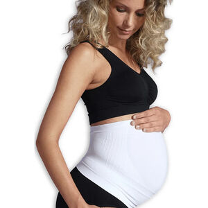 S - Ceinture de grossesse sans coutures avec support - Blanc 