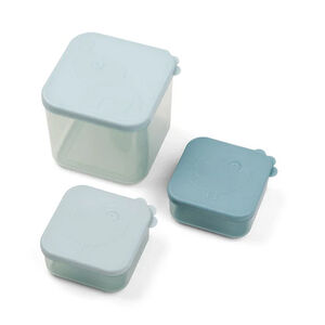 Boîtes de conservation 3 pièces M - Elphee Bleu 