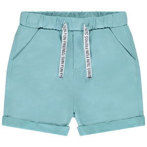 Bermuda en molleton uni pour bébé garçon 