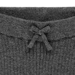 Legging en tricot effet côtelé pour fille 