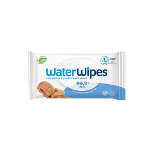 60 lingettes à l'eau compostables 