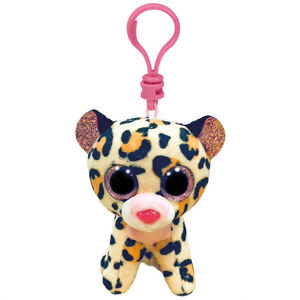 Porte-clés Beanie Boo's Clip Livvie le Léopard  