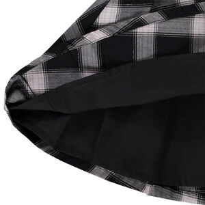 Jupe à carreaux en lurex argenté pour fille 