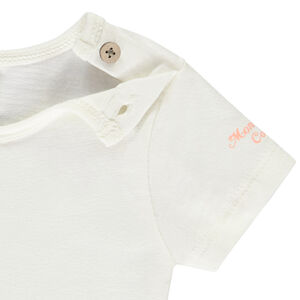 Ensemble 2 pièces avec barboteuse rayée pour bébé garçon 