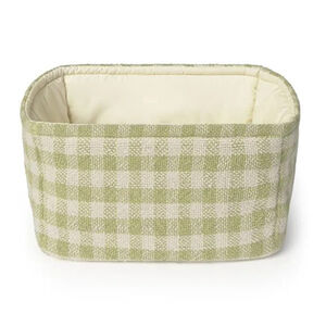 Panier matelassé 30x20x20cm Matcha 