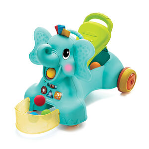 Senso l'Eléphant 3 en 1 porteur et ramasseur de balles - Sit, Walk and Ride Elephant 