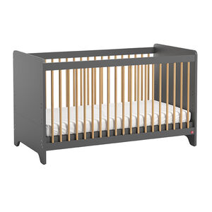 Lit Leaf 70 x 140 cm - Graphite / Bois 