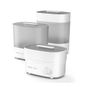 Stérilisateur électrique à vapeur 3 en 1 - Blanc  