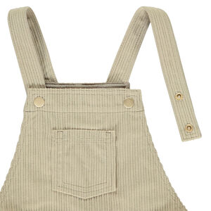 Salopette courte en velours côtelé pour fille 