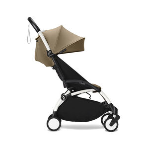 Poussette Stokke® YOYO³ à partir de 6 mois - cadre blanc/toffee 