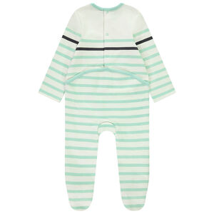 Dors-bien rayé Mickey Disney pour bébé garçon avec ouvertures différentes selon l'âge 