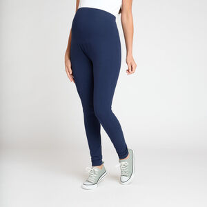 Legging de grossesse à bandeau haut uni 