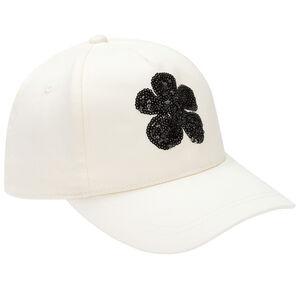 Casquette à motif Hibiscus en sequins pour fille 