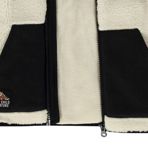 Veste à capuche bi-matière pour garçon 