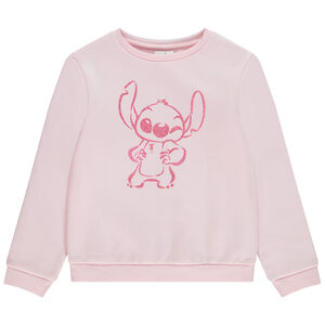Sweat molleton Stitch Disney pailleté pour fille 