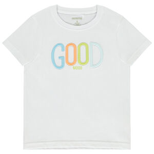 T-shirt manches courtes à broderie 3D pour garçon 