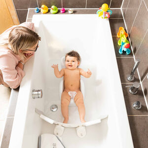 Transat de bain ergonomique - Blanc 