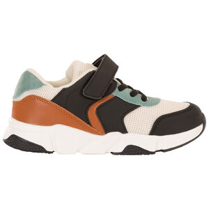 Baskets de sport basses avec empiècements mesh pour garçon 