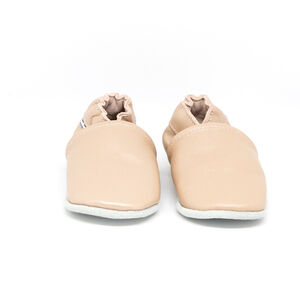 Chaussons souples 3-6M en cuir Babysoft Perlé Rose 