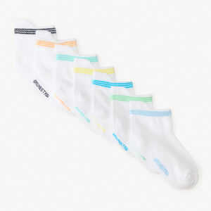 Lot de 7 paires de chaussettes courtes pour bébé garçon 