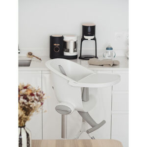Chaise haute évolutive Up & Down White/Grey 