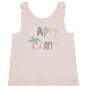 Débardeur à nœuds print fantaisie pour bébé fille 