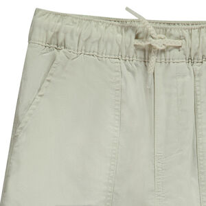 Pantalon uni en toile pour garçon  