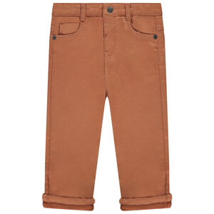 Jean doublé jersey avec volcan brodé pour bébé garçon 