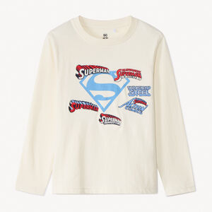 T-shirt manches longues Superman Warner pour garçon Main T-shirt manches longues Superman Warner pour garçon