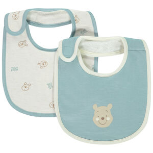 Lot de 2 bavoirs fantaisie Winnie Disney pour bébé garçon  
